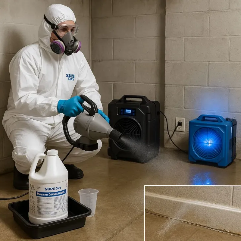 Sanitization and Odor Removal process in Freedom, PA