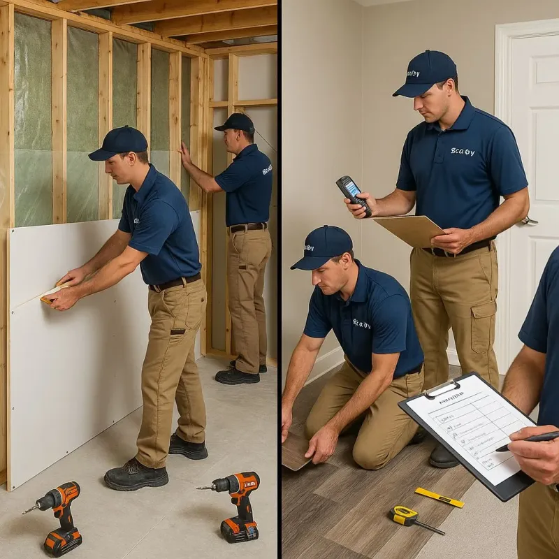 Repairs and Reconstruction process in Freedom, PA
